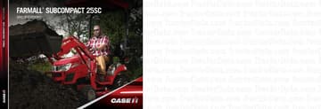 Littérature de références Farmall 25SC