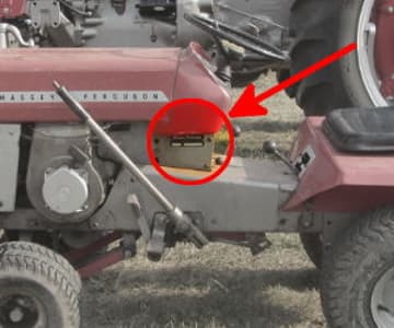 Emplacement du numéro de série Massey Ferguson 7