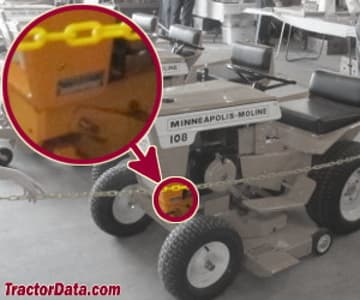 Minneapolis-Moline 108 serial number location