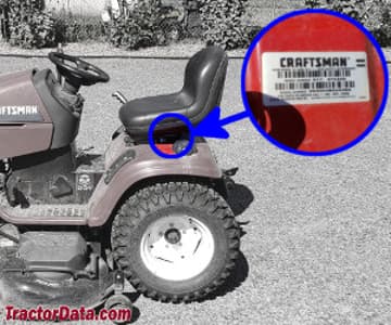Standort der Seriennummer Craftsman 917.27622