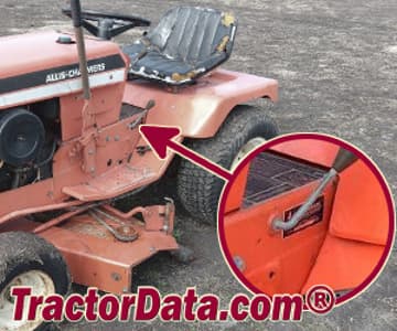Allis Chalmers 910 serial number location
