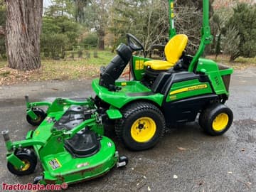 John Deere 1580 front-mount mower.