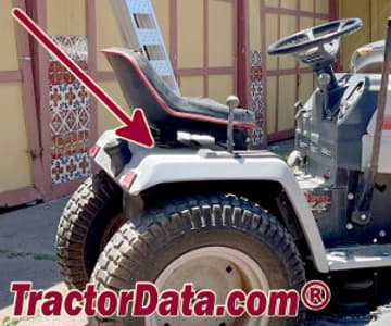 Craftsman 917.25592 Standort der Seriennummer