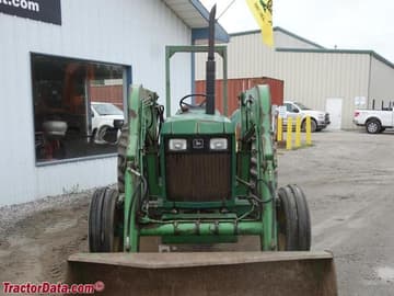 Two-wheel drive John Deere 1250 with model 100 front-end loader.
