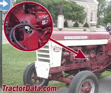 Localização do número de série da International Harvester 660