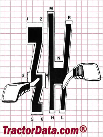 Getriebebedienelemente International Harvester 7488
