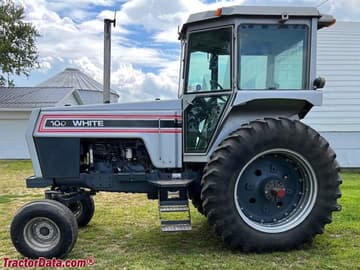 White 100 row-crop tractor.