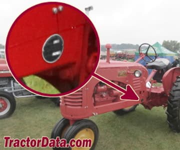 Massey-Harris 81 serial number location