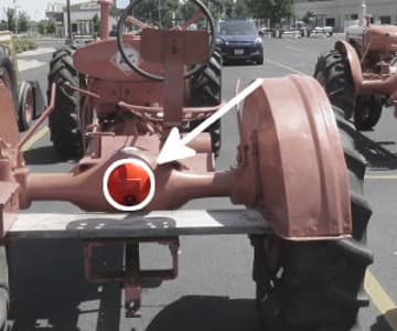 Allis Chalmers WC Seriennummernstandort