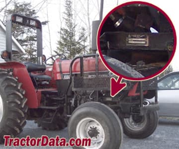 CaseIH 485 serial number location