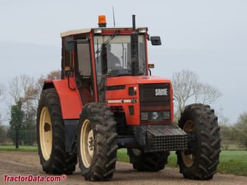 SAME Laster 130 trator para plantio direto.