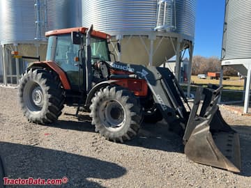 AGCO RT115 row-crop tractor with Quicke Q770 front-end loader.