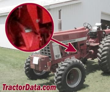 Farmall 766 serial number location