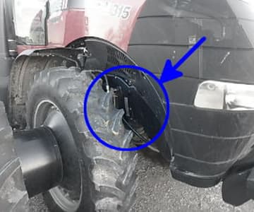 Emplacement du numéro de série Case IH Magnum 290