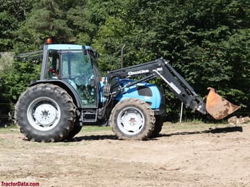Landini Globus 75 de 2001 avec chargeuse frontale Quicke Q920.