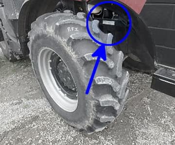 Emplacement du numéro de série CaseIH Magnum 240