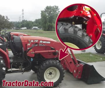 Standort der Seriennummer Branson 3520R