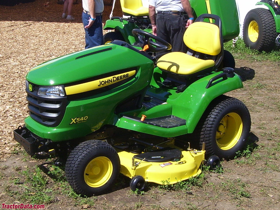 left-side view of John Deere X540