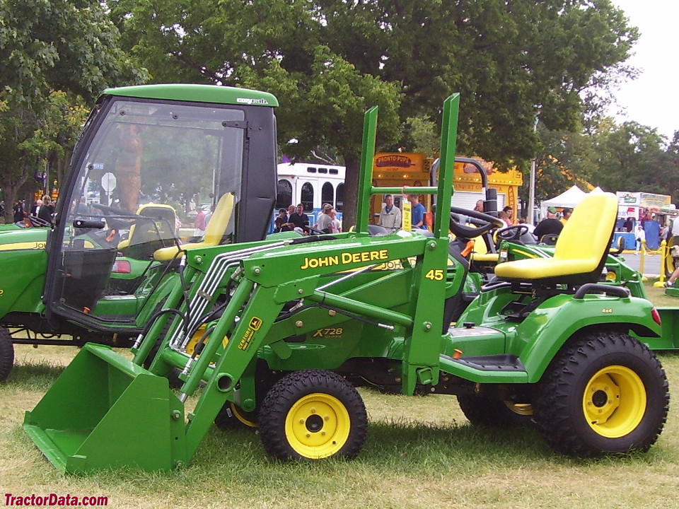 Model 45 front-end loader on John Deere X728