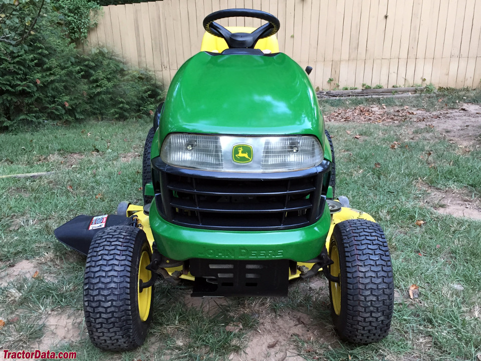 John Deere LA130 with mower deck.