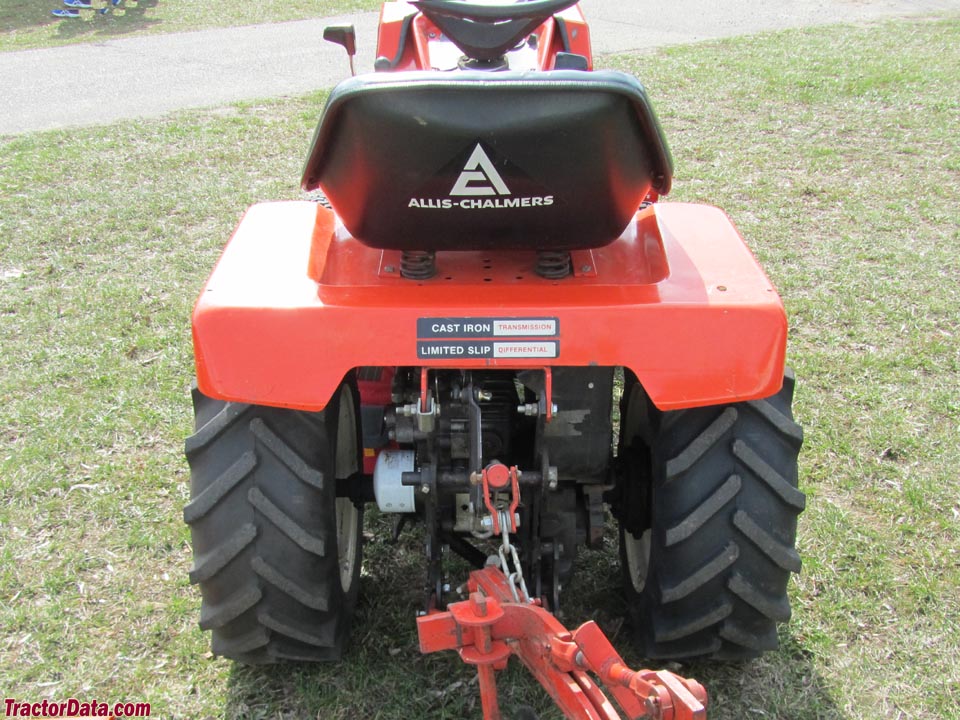 Allis-Chalmers 919 with rear plow.