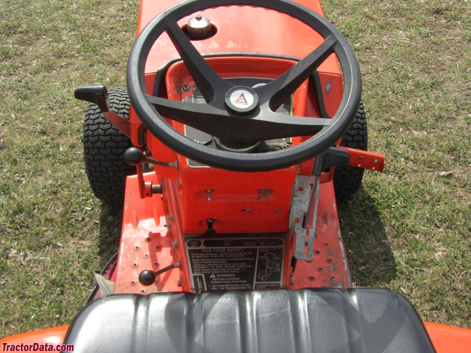 Allis-Chalmers 919 operator station and controls.