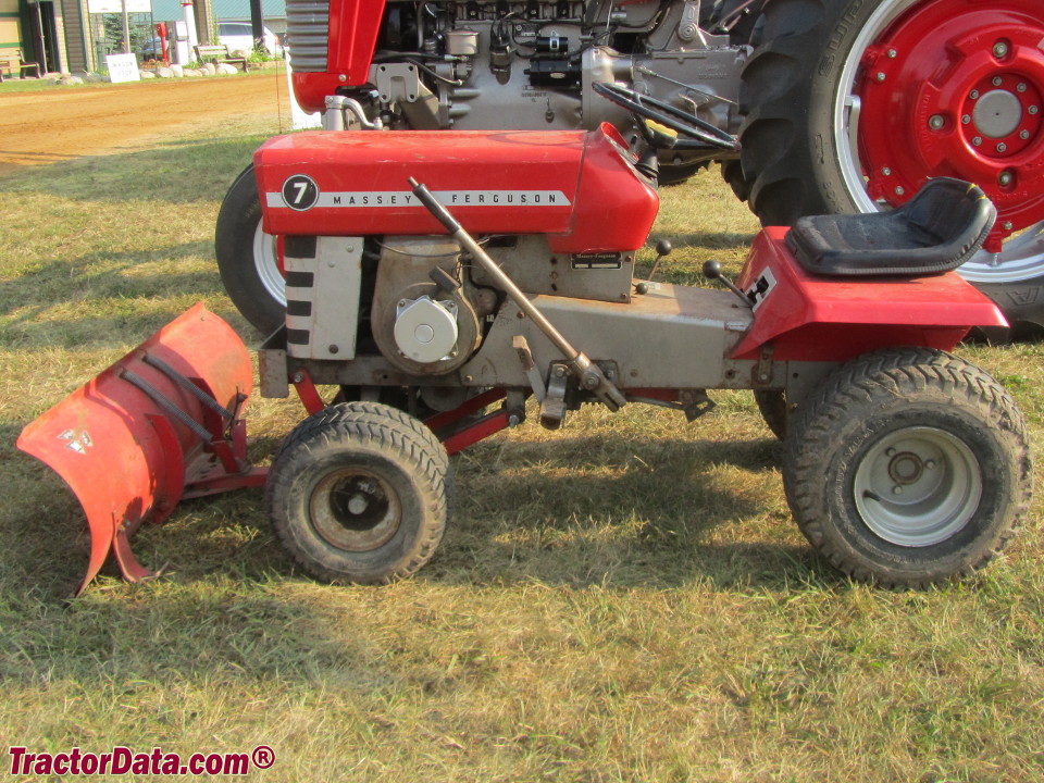 Massey Ferguson 7 with front blade.