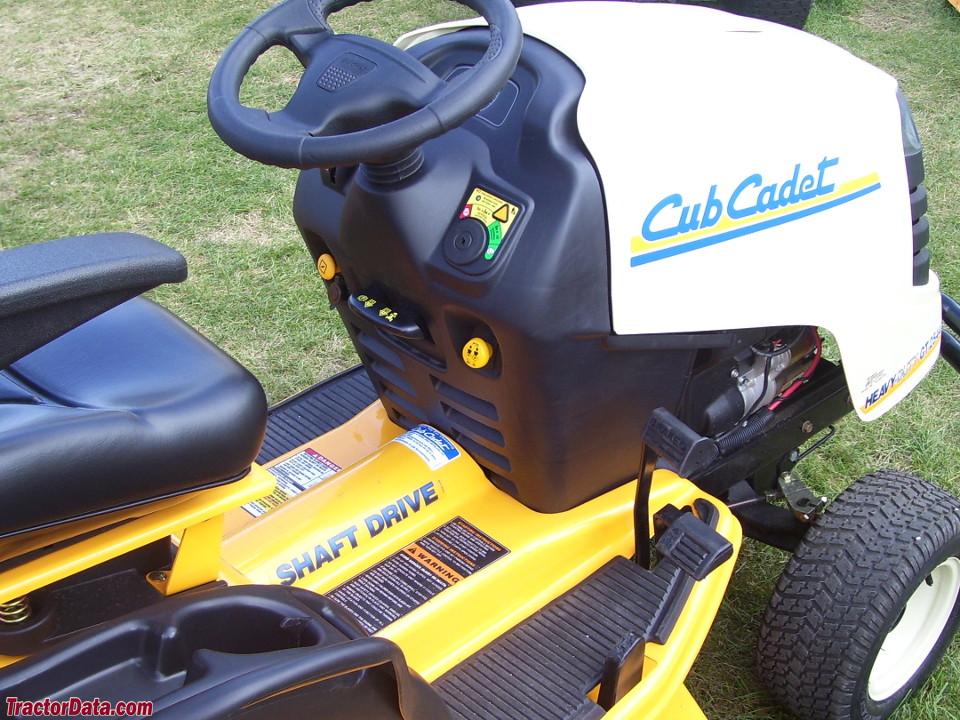 Cub Cadet GT 2544 operator station and controls.