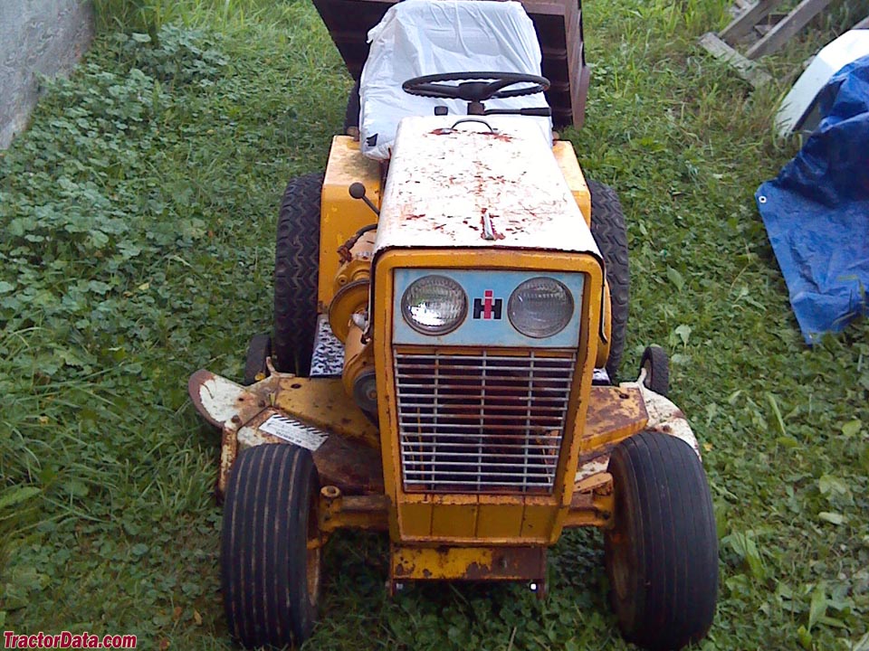Original-condition Cub Cadet 123 with mower deck.