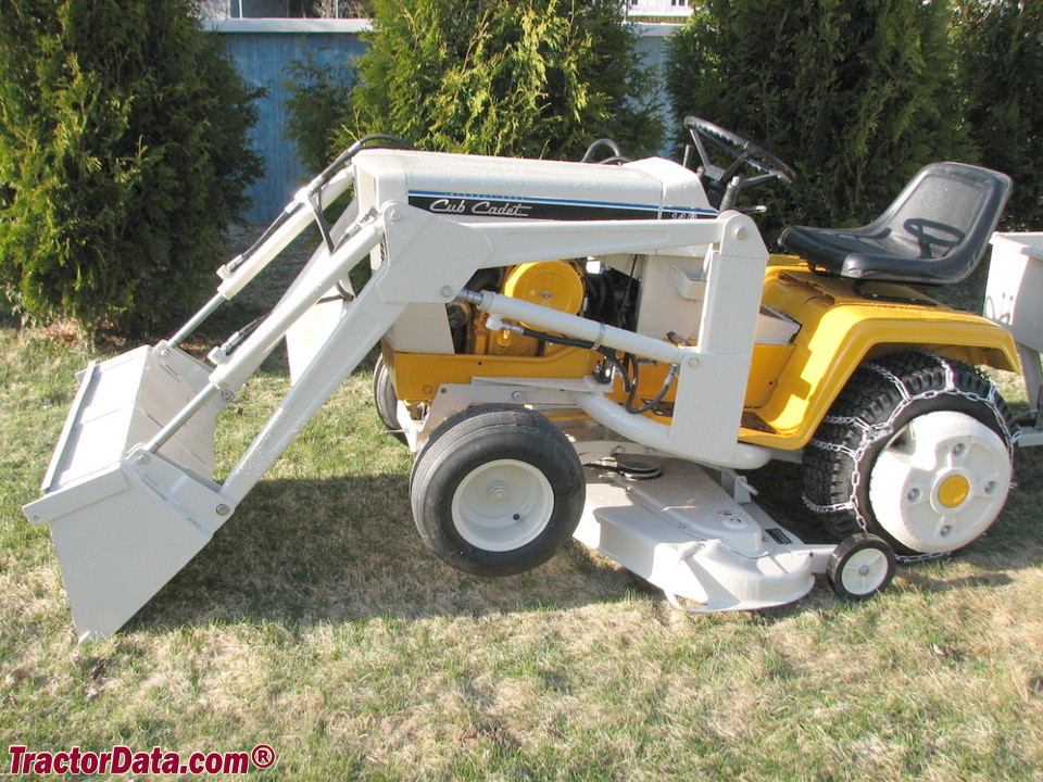 Cub Cadet 149 with front-end loader.
