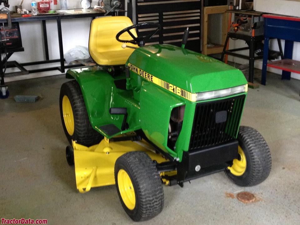 Restored John Deere 216.