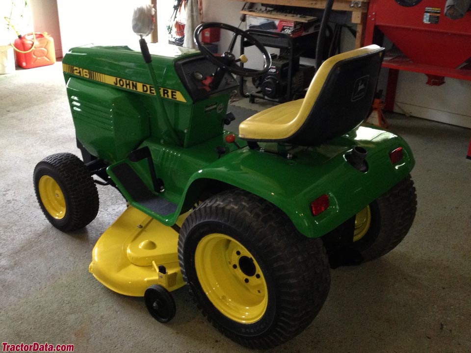 Restored John Deere 216.