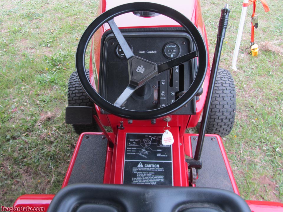 Cub Cadet 682 operator station and controls.