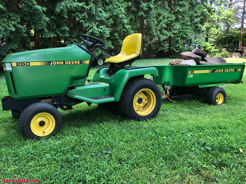 John Deere 260 with model 10 cart.