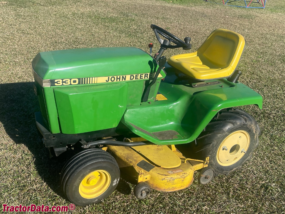 John Deere 330 lawn and garden tractor.