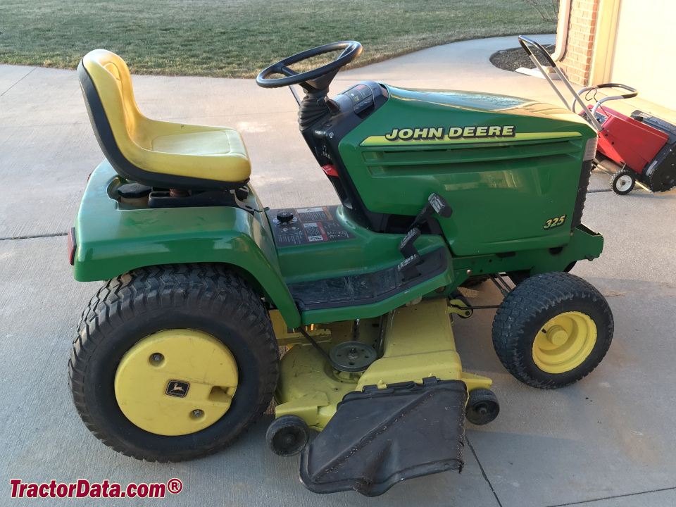 John Deere 325 with mower deck.