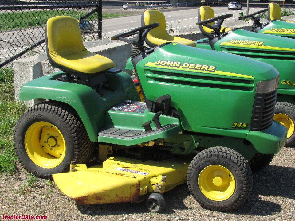 John Deere 345 right-profile view