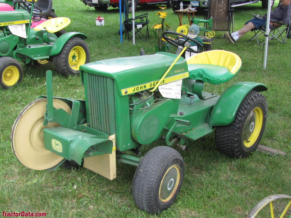 John Deere model 112 with 540-rpm PTO attachment.