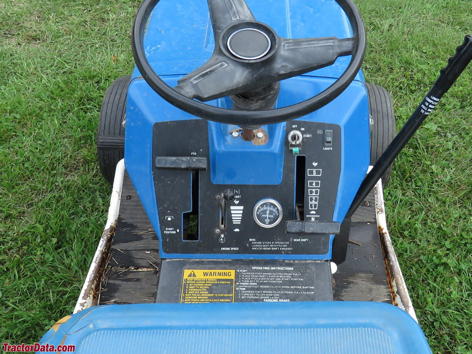 Ford LT-11 operator station and controls.