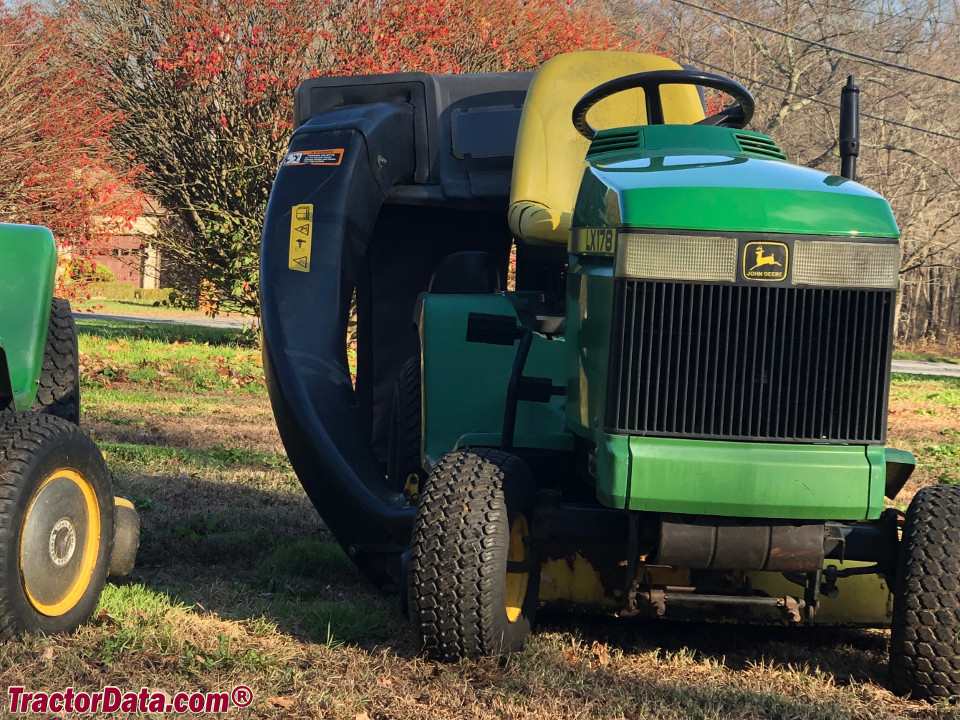 John Deere LX178, front view.