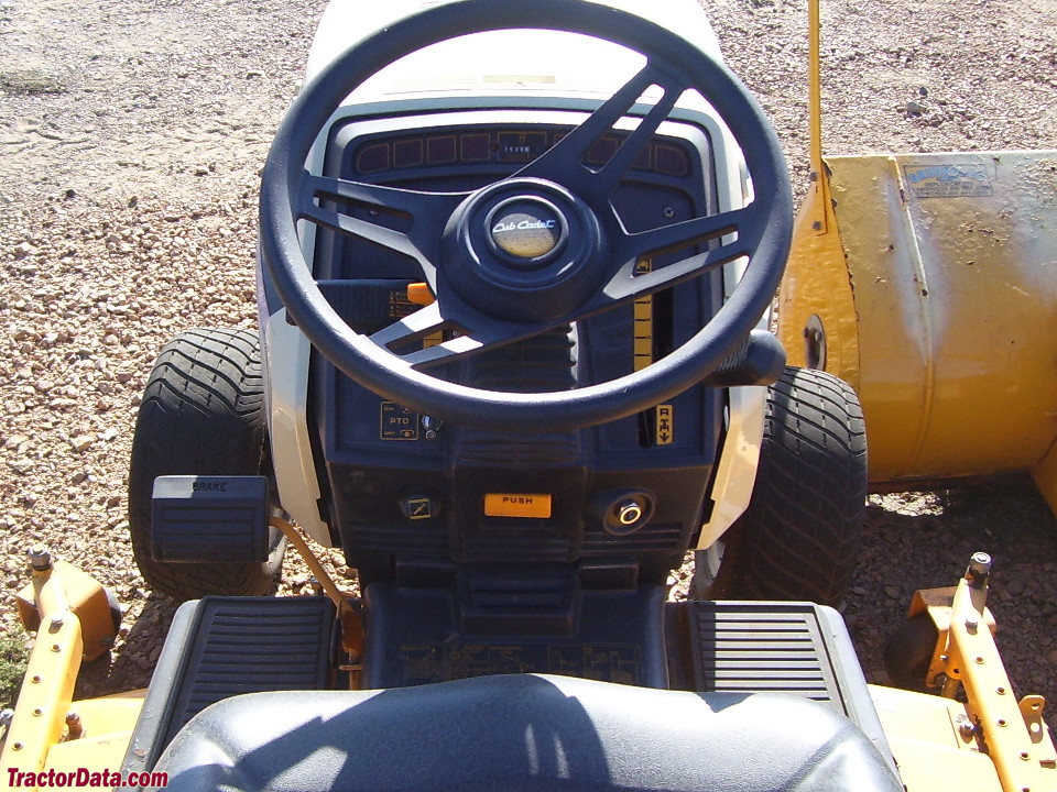 Cub Cadet 1641 operator station and controls.