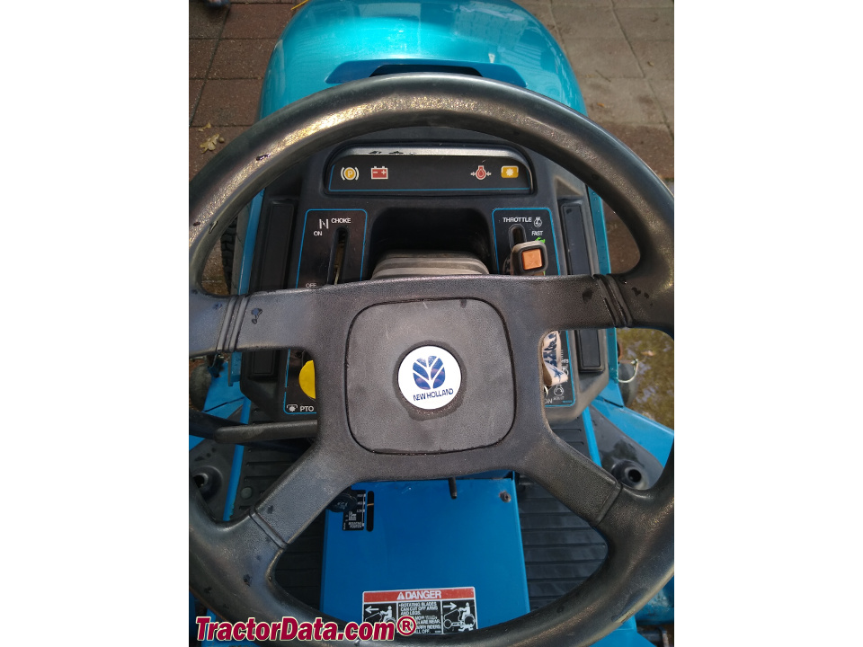 Ford-New Holland LS45 dashboard.