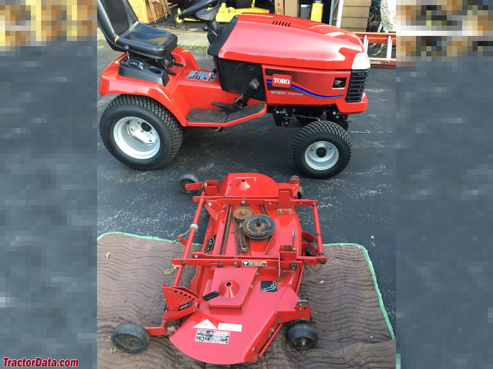 Toro 522xi with 48-inch mower deck, right side.