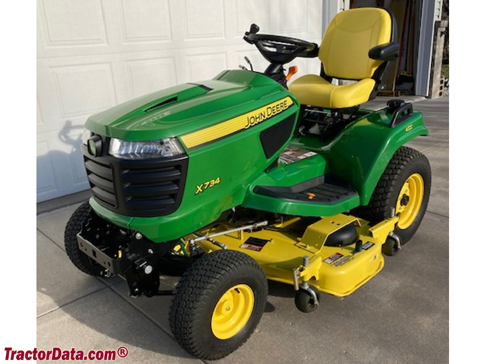 2014 Jo 54-inch John Deere X734 with 54-inch mower deck.