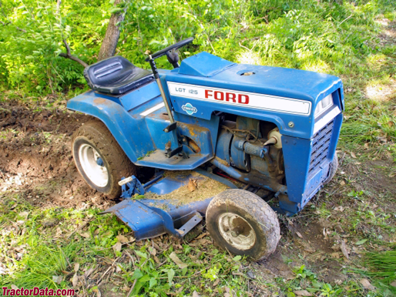 Ford LGT-125 with mower deck.