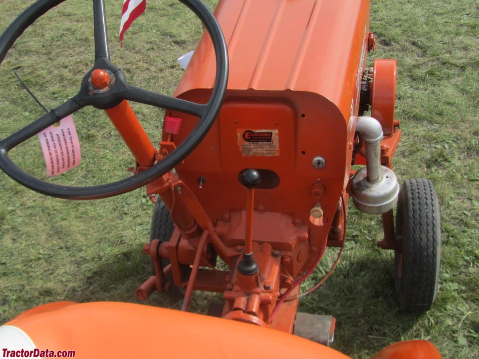 Jim Dandy 14HP operator station and controls.