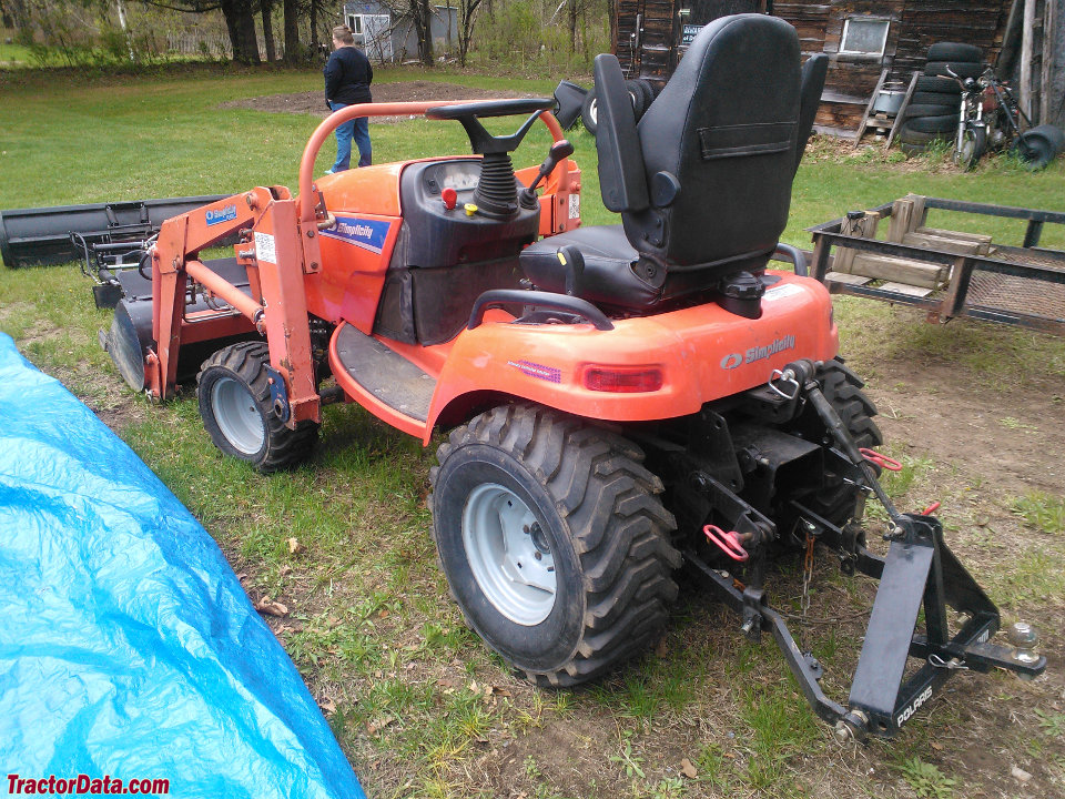 Simplicity Legacy XL27D with FL400 front-end loader.