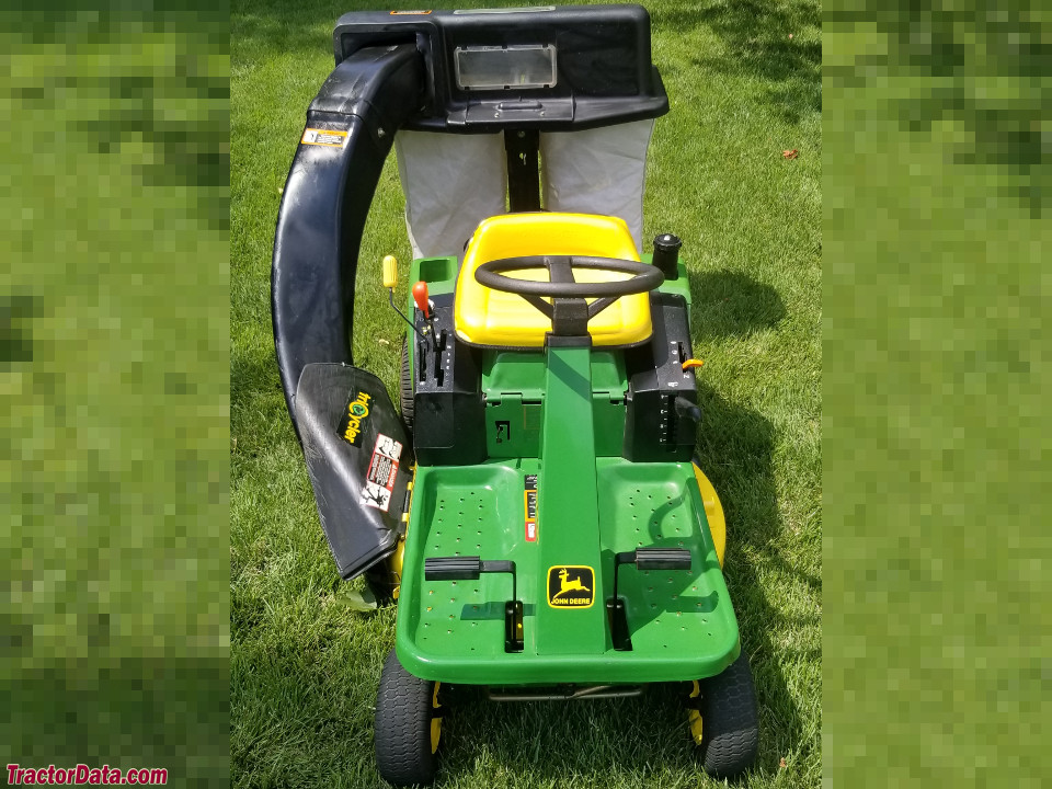 John Deere GX85 with rear bagger.