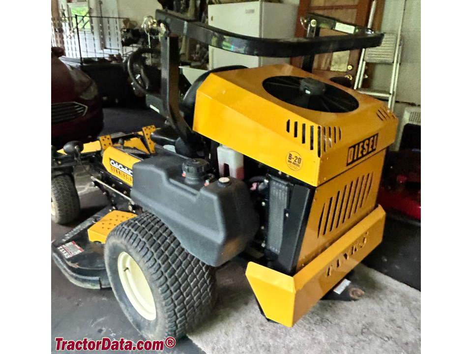 Cub Cadet Tank S6032, left rear view.