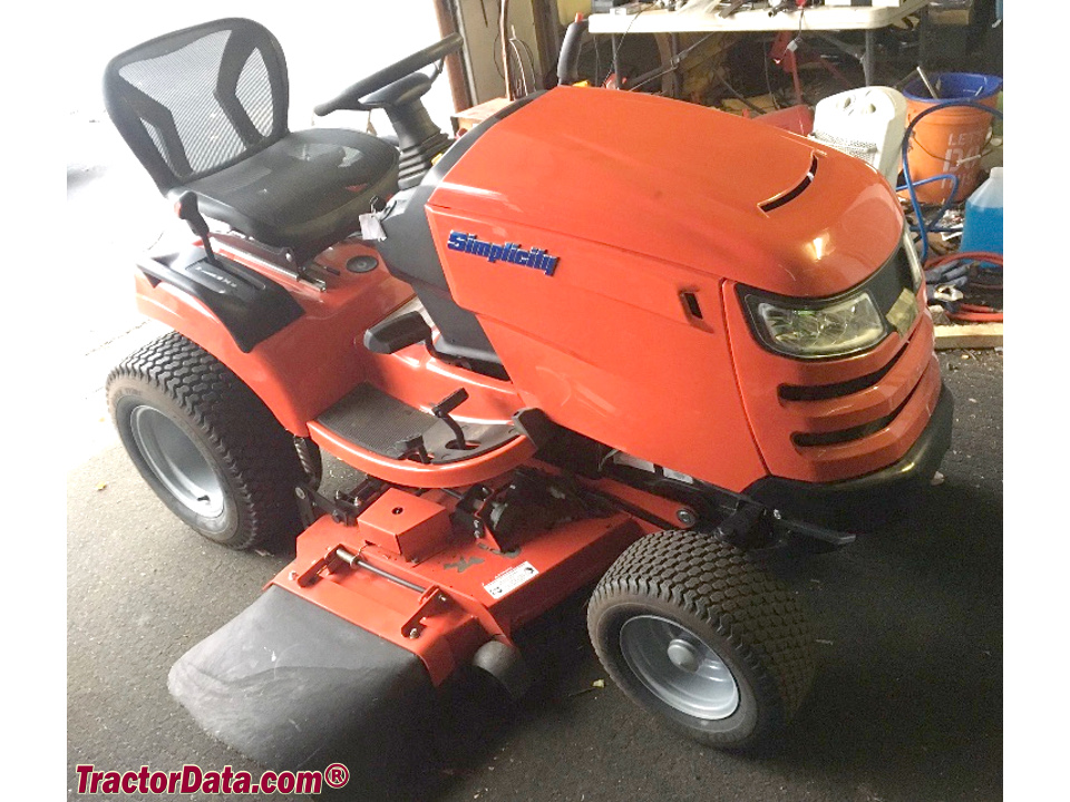 Simplicity Broadmoor 27/52 with mower deck.